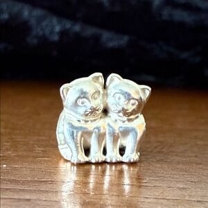 Pre-Owned Pandora Purrfect Together ALE 925 Kitten Charm